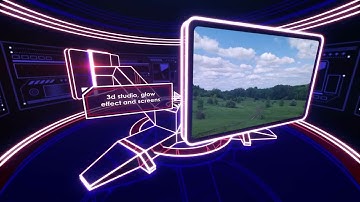 Neon Glow Displays Scene  After Effects Templates