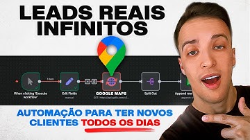 Como EXTRAIR LEADS e fazer Web Scraping do Google Maps com automação n8n