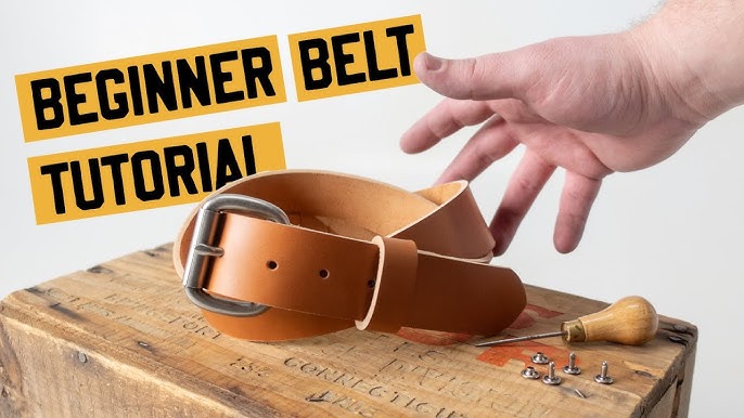 4-Piece Leather Punch Set: Create Custom Watch Straps & Belts With Ease!