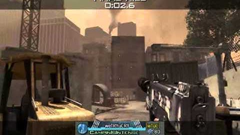 MW3 Cross map Throwing Knife kill cam