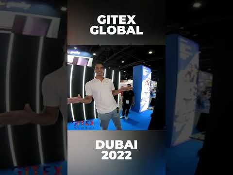 FREE 360 Degree photo booth by Microsoft at GITEX DUBAI 2022 #shorts