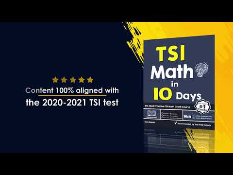 فيديو: ماذا يغطي الرياضيات TSI؟