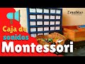 Caja de sonidos Montessori con plantilla gratis