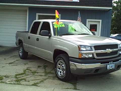 #8465 2005 Chevy Pick Up truck 4x4 Silverado 31k 4 door Used Truck in Dekalb Near Rochelle