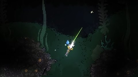 Hunt for the Unknown Aqua Zone (Noita "More Stuff" Mod)