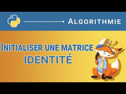 [Algorithme] - 126. Initialiser une matrice identité [Python]