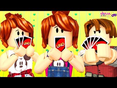 Roblox - JOGANDO UNO EM FAMÍLIA (Roblox Uno)