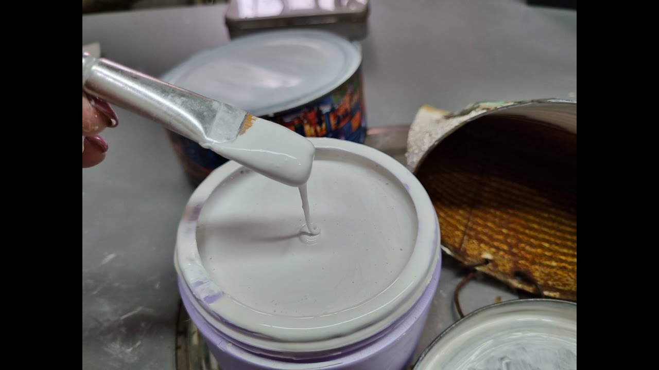 Pintura INHIBIDOR DE OXIDO Casera y al agua! Nueva y facil receta #manualidades #pintura #reciclarte