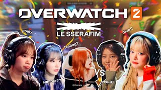 le sserafim plays overwatch 2 to make your perfect night…