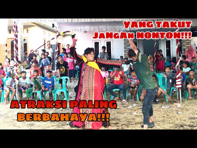 ATRAKSI REOG PUTRA KEMBAR JAYA PALING BERBAHAYA!!! class=