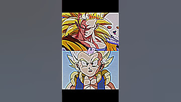 SSJ3 GOKU vs SSJ3 GOTENKS! #dragonball #anime #edit #recommended #shorts