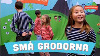 Video thumbnail of "Små grodorna - Barnmusik och barnlåtar med Minikompisarna"