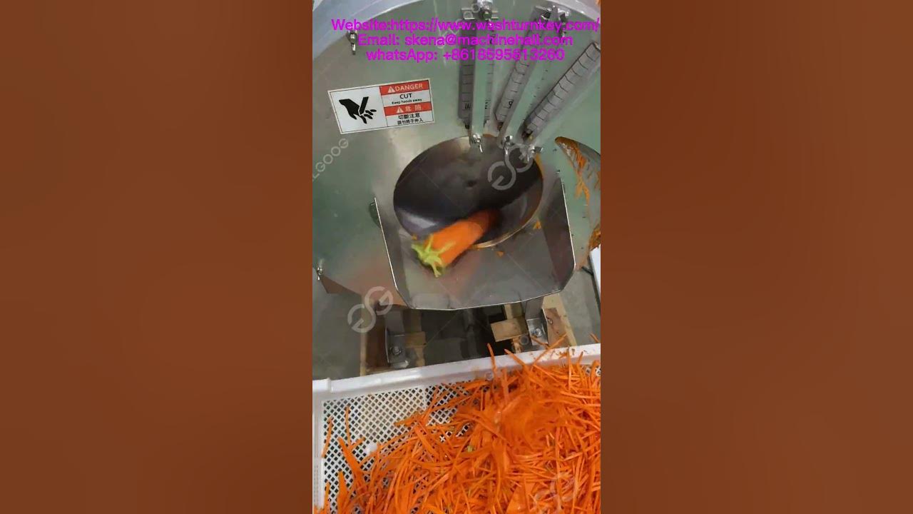 A High Efficient Carrot Cutting Machine， Vegetable Slicer, And