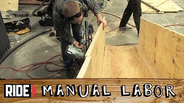 How-To Build a Skatepark - Hubba Part 1: Frame - Manual Labor
