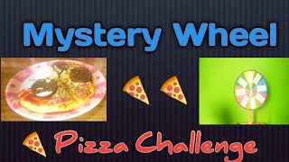 Mystery Wheel Pizza Challenge  weird pizza ?