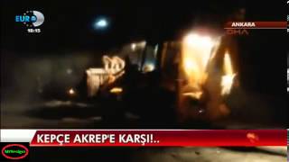 Ankarada Eylem Kepçe İle Akrep Kovalamaca... Tuzluçayır Çarşıyı Anımsattılar...