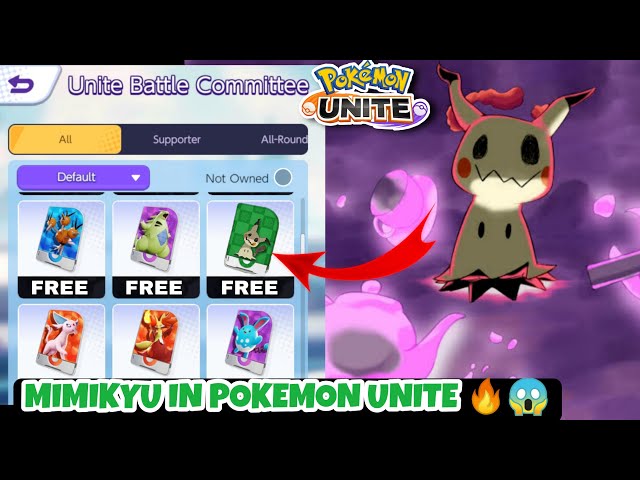 How to get Mimikyu in Pokemon Unite