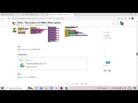 (TUGAS KULIAH)Membuat Game Tetris Menggunakan(MIT APP INVENTOR) - YouTube