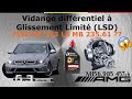 Mercedes w204 c63 amg 62 457ch m156985  ep 1  vidange diffrentiel  glissement limit lsd