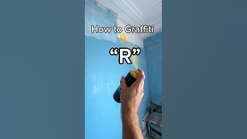 How to Graffiti Throwup letter “R” #graffiti