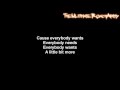 Three Days Grace - One Too Many [Lyrics on screen] HD