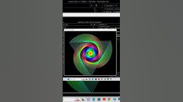 Python 🐍 Spiral Art || Turtle Graphics || For beginners😎  @Learn_With_Trend-AI #middleofthenight