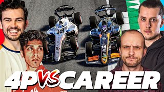 SENDsational WET RACE but... PUNCTURES! F2 24 4-Player Career (Part 4) screenshot 5