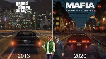 Gta 5 vs Mafia Definitive Edition - Physics and Detail Comparison