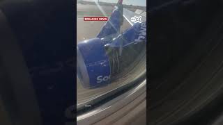 Engine cover of Southwest Airlines flight to Houston tears away during takeoff