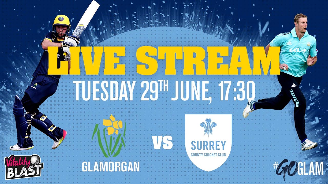 🔴 Glamorgan vs Surrey - Vitality Blast Live Stream