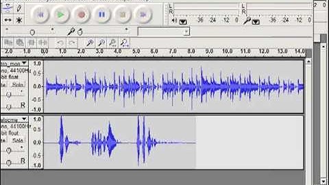 Audacity - Audio Editor for FAR GALAXY, ALIENS TALKING