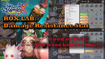 ROX DMG RES (Damage Resistance) Testing - Ragnarok X Next Generation