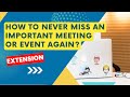 How to Never Miss an Event Again with Checker Plus for Google Calendar™