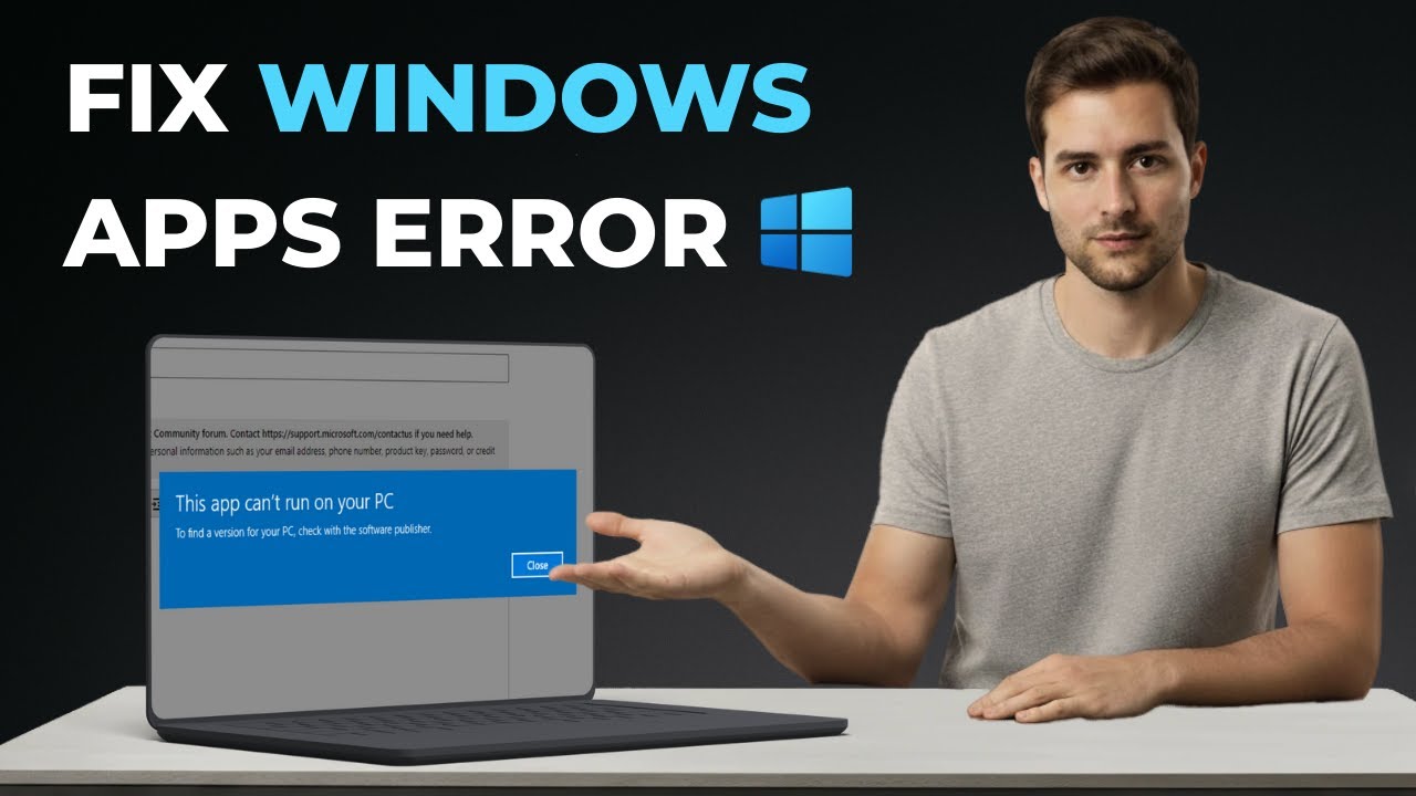 Fix Apps Not Opening in Windows 10 & 11 | Microsoft Store & Software