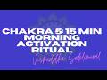 CHAKRA 5: 15 MIN MORNING ACTIVATION RITUAL (vishuddha) speak your dream life into existence