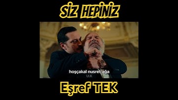 Eşref Tek bu alemde kimsenin elini öpmedi öpmeyecek. #eşref #eşrefrüya #eşreftek