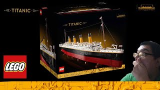 9,090 Piece 54 inch LEGO Creator Expert Titanic Set Review and Display