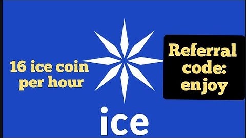 Ice decentralised future mining | Referral code: enjoy | New mining application