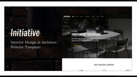 Initiative - Interior Design & Architect HTML5 Site Template | Themeforest Download