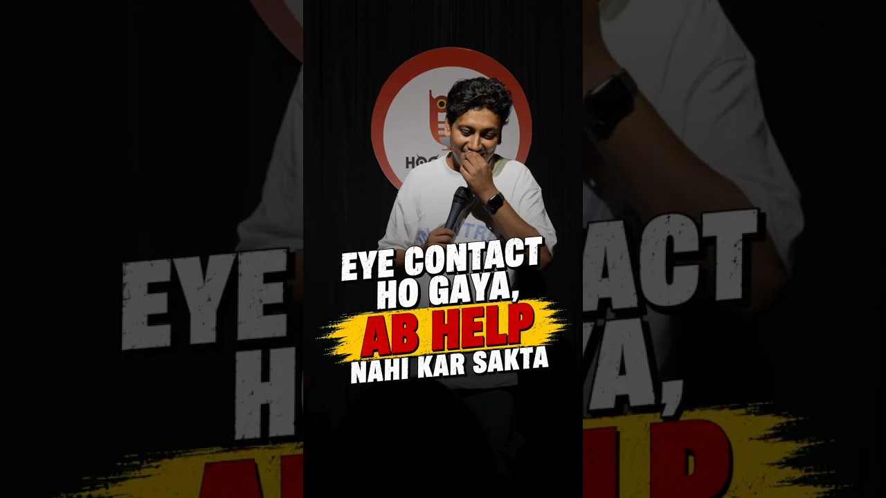 That awkward eye contact struggle #standupcomedy #relatable #humor