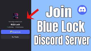 How to Join Discord Server Blue Lock screenshot 1