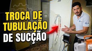 Como achar o vazamento interno técnica infalível #geladeira #dicas #vazamento #aluminio 