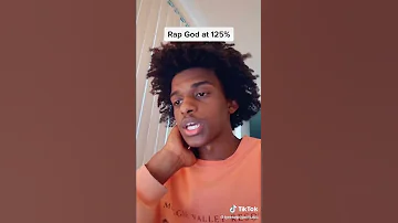 Eminem Rap God At 125 Speed 