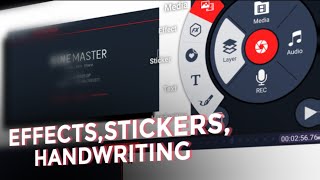 KineMaster Video Editing Tutorial | Layers :Effects, Stickers, Handwriting | Kinemaster 4.16 screenshot 5