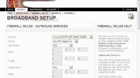 How To Port Forward a MineCraft Server "SKY"