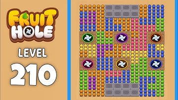 Fruit Hole level 210 solution 
