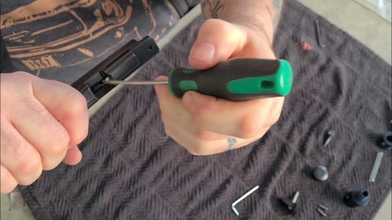 Crosman 2260 .25 cal conversion and shroud with breech riser - YouTube