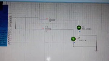 2 LED dan 4 LED Berkedip Bersamaan Proteus dan Arduino | Mikroprocessor