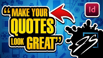 Make Your Quotes Look PERFECT! - InDesign Tip