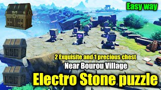 Electro Stone puzzle near Bourou village | Watatsumi island | Genshin Impact 2.1 screenshot 5